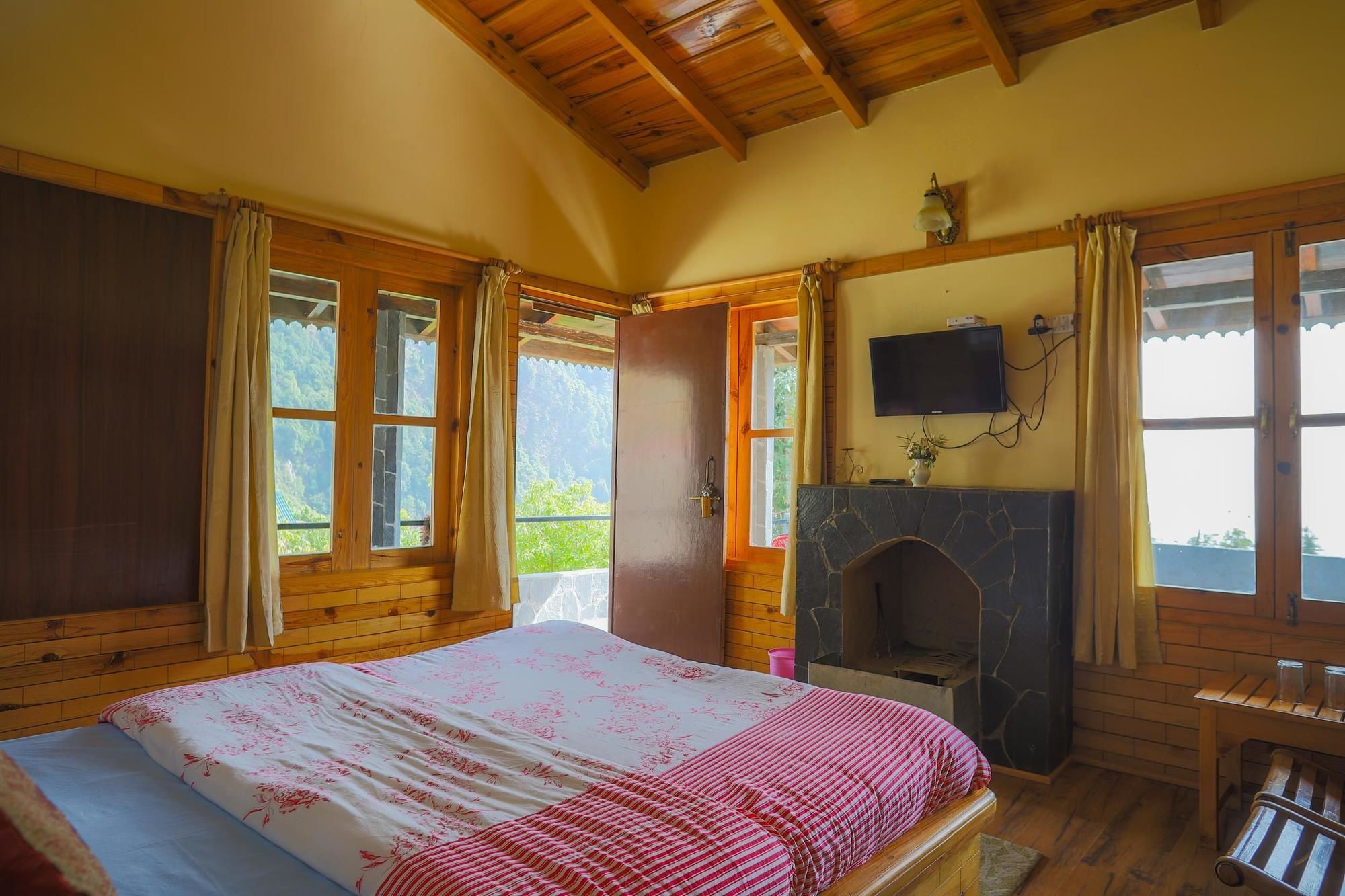 V Resorts The Nest Cottage Nainital Exterior foto